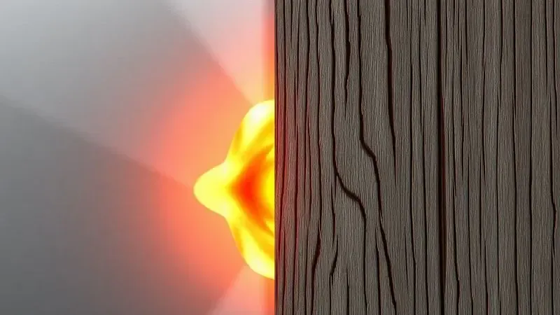 Comparação visual entre a condução de calor no metal e a isolação térmica na madeira para segurança culinária.