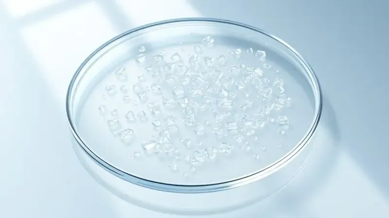 Cena conceitual de gotas de água e luz refletindo em uma superfície de vidro impecável, representando limpeza e cuidado.