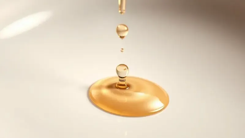 Ilustração conceitual de uma superfície de cerâmica tecnológica onde gotas de água deslizam perfeitamente, simbolizando antiaderência.